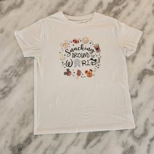 "Snacking Around The World" EPCOT Shirt Women's Large